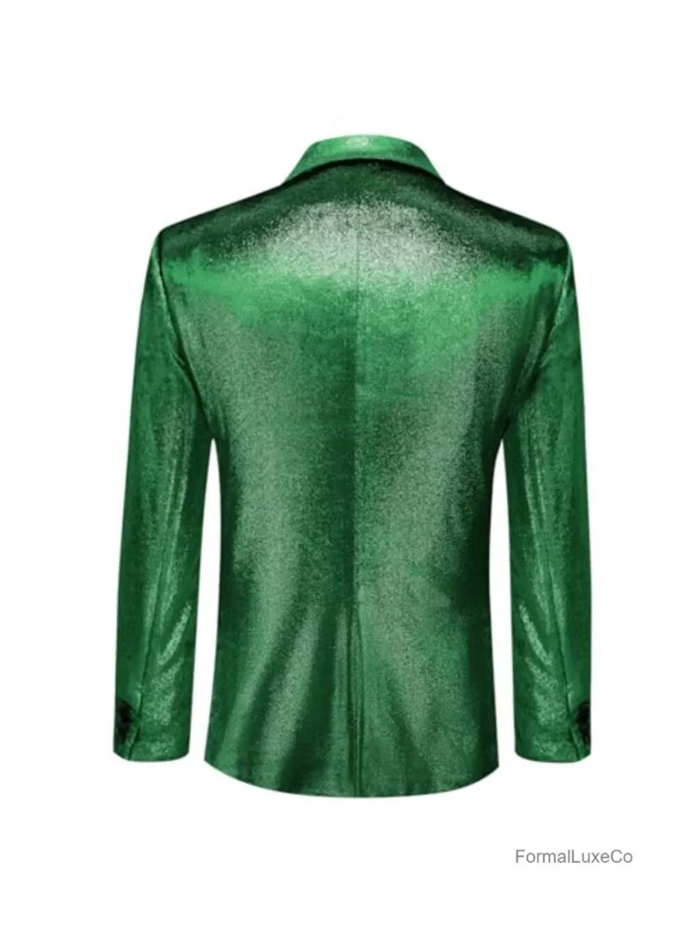 Men's Glitter Velvet Blazer with Notch Lapel | Slim Fit Sport Coat for Party &